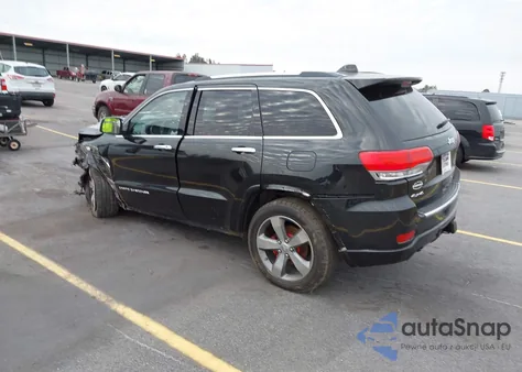 2015 Jeep Grand Cherokee Overland z USA, uszkodzony, nr VIN 1C4RJFCG9FC727029